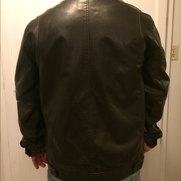 Levi’s Faux Leather Sherpa Men’s Jacket sz L - Picture 4 of 6